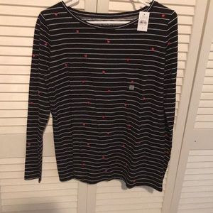 Striped Heart Shirt